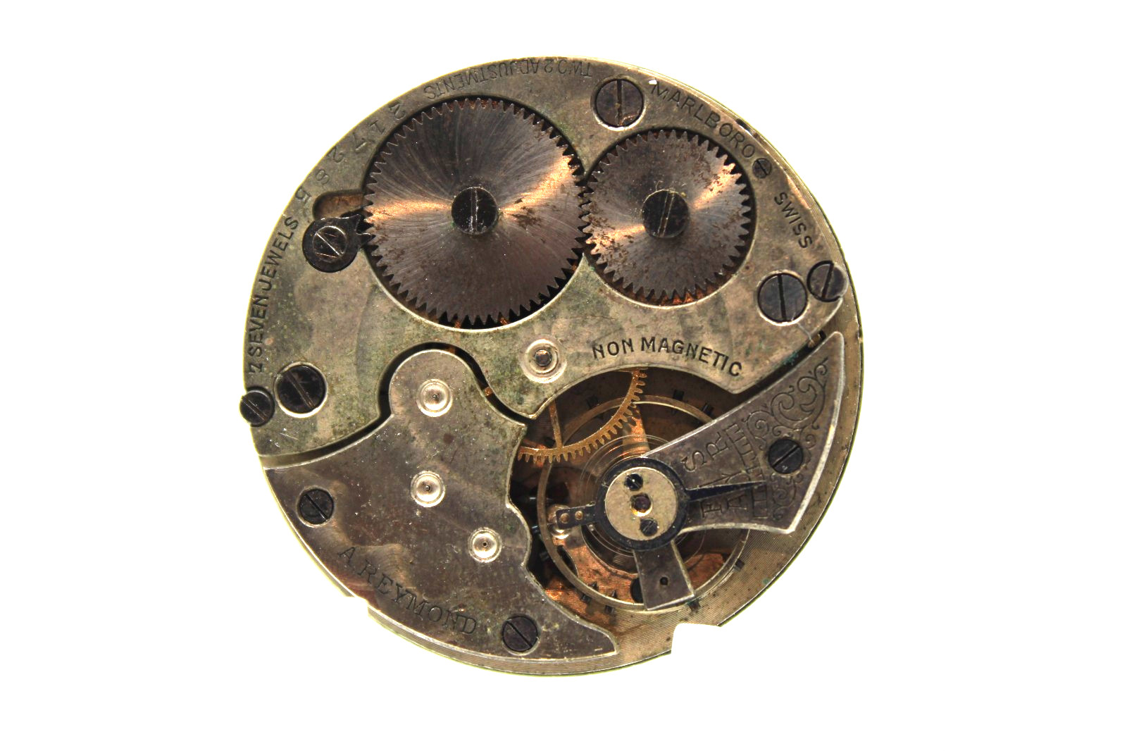 MARLBORO A. REYMOND SWISS POCKET WATCH MOVEMENT 217285 7j 41.2mm (DD2)