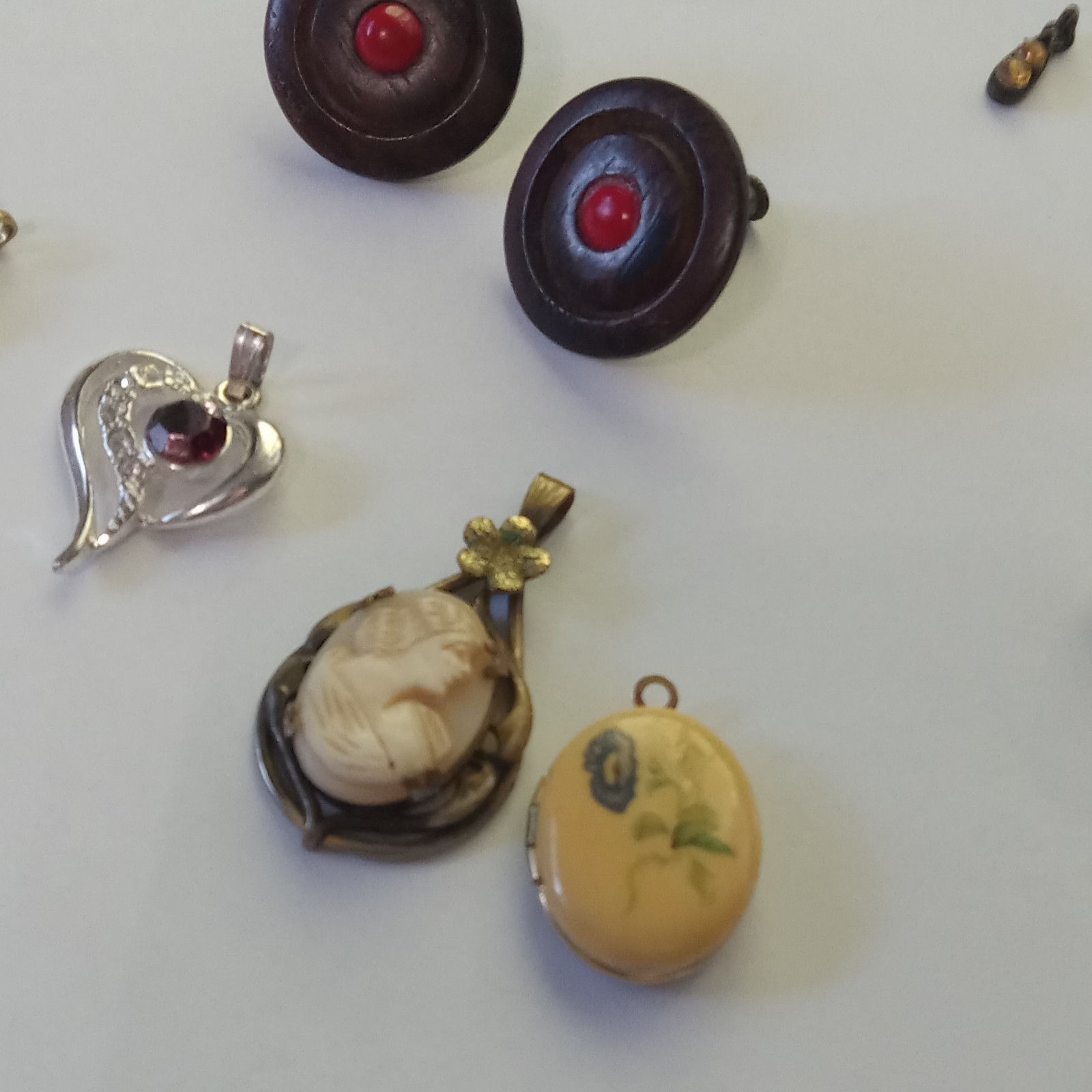 Vintage lot Of Jewelry Mixed Rings Earrings Bracelets CuffLinks Pins and more