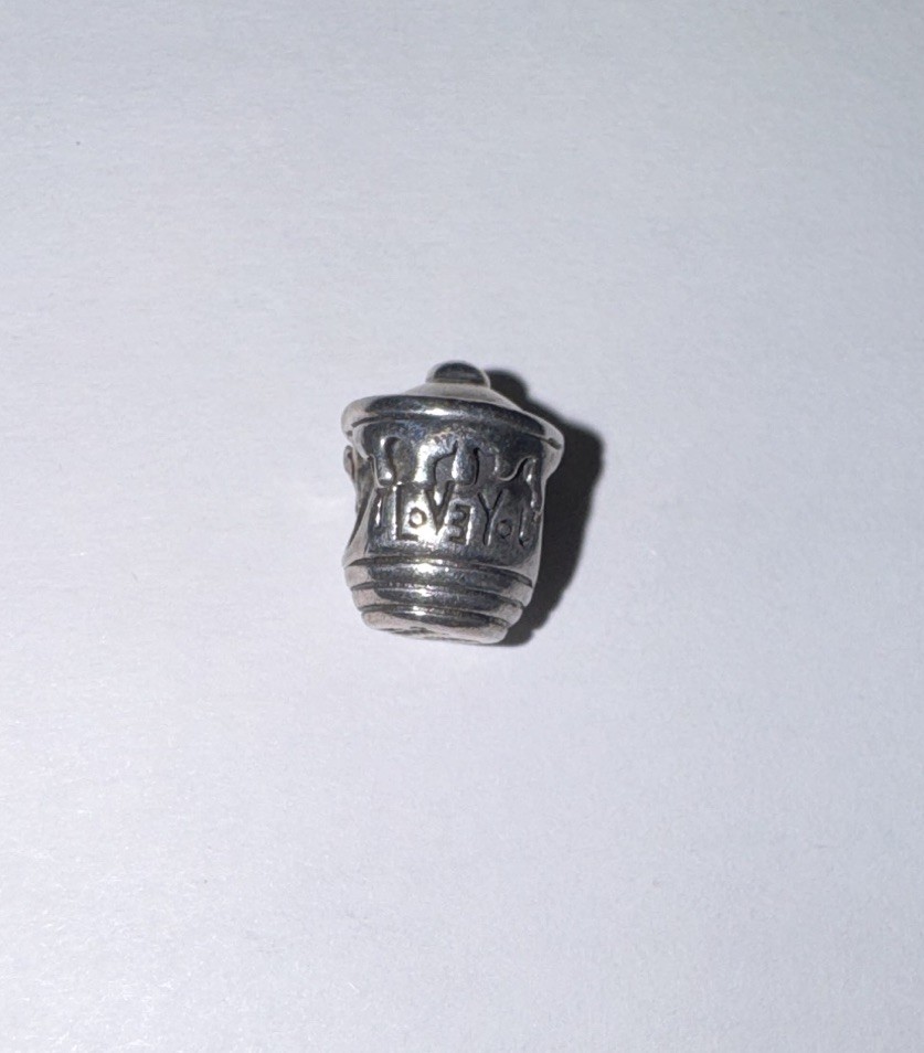 CHAMILIA DISNEY 925 Silver HUNNY Honey Pot I Love You Bead Charm