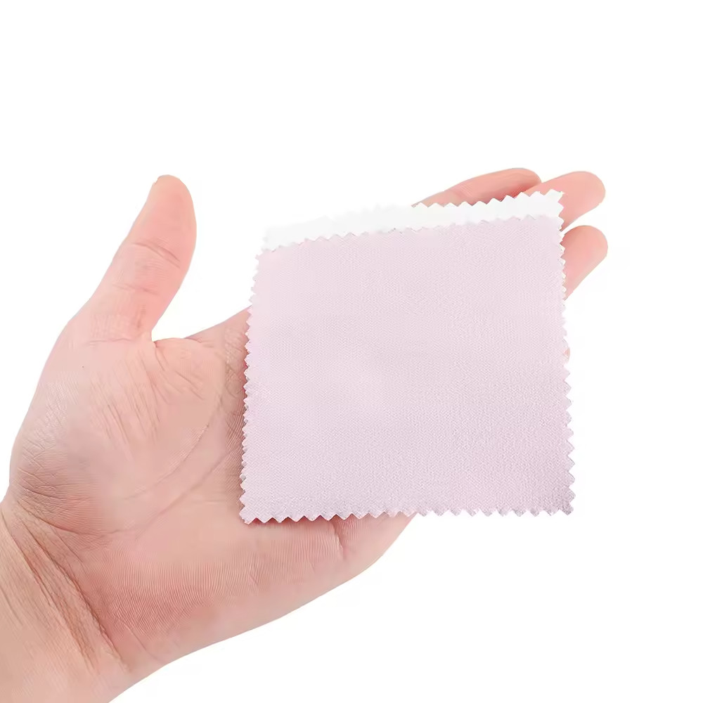 Silver Gold Jewelry Polishing Cleaning Cloth Soft Reusable Shine Wipe 10-50PCS