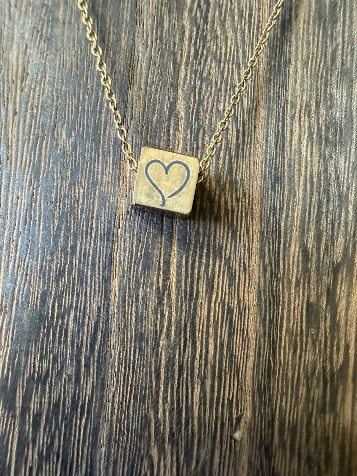 Pendant Necklace With Cross, Heart, Mama Bear, And Treble Clef Engravings