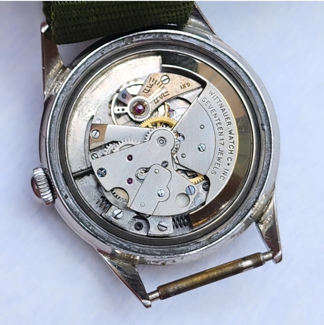 Vintage 1940’s Wittnauer Automatic Bumper WWII Military 33mm Men’s Watch