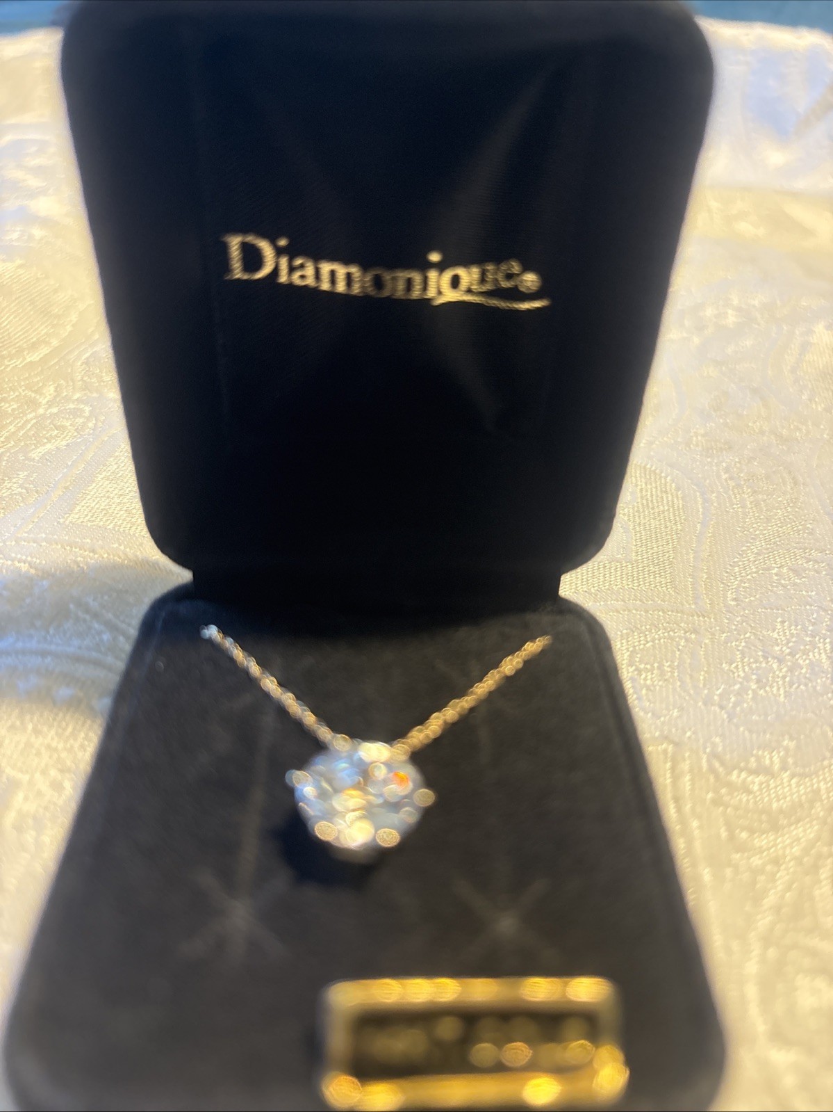 Diamonique Pendant Necklace