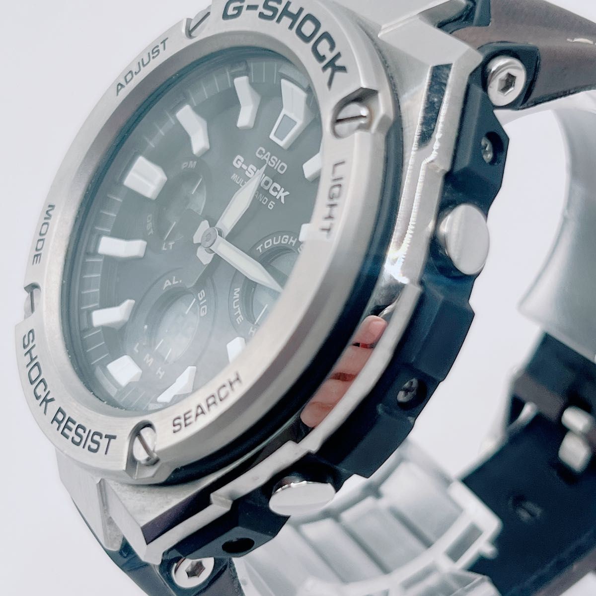 Excellent Condition CASIO G SHOCK GST W130L 1AJF Radio Solar G STEEL Tough Solar