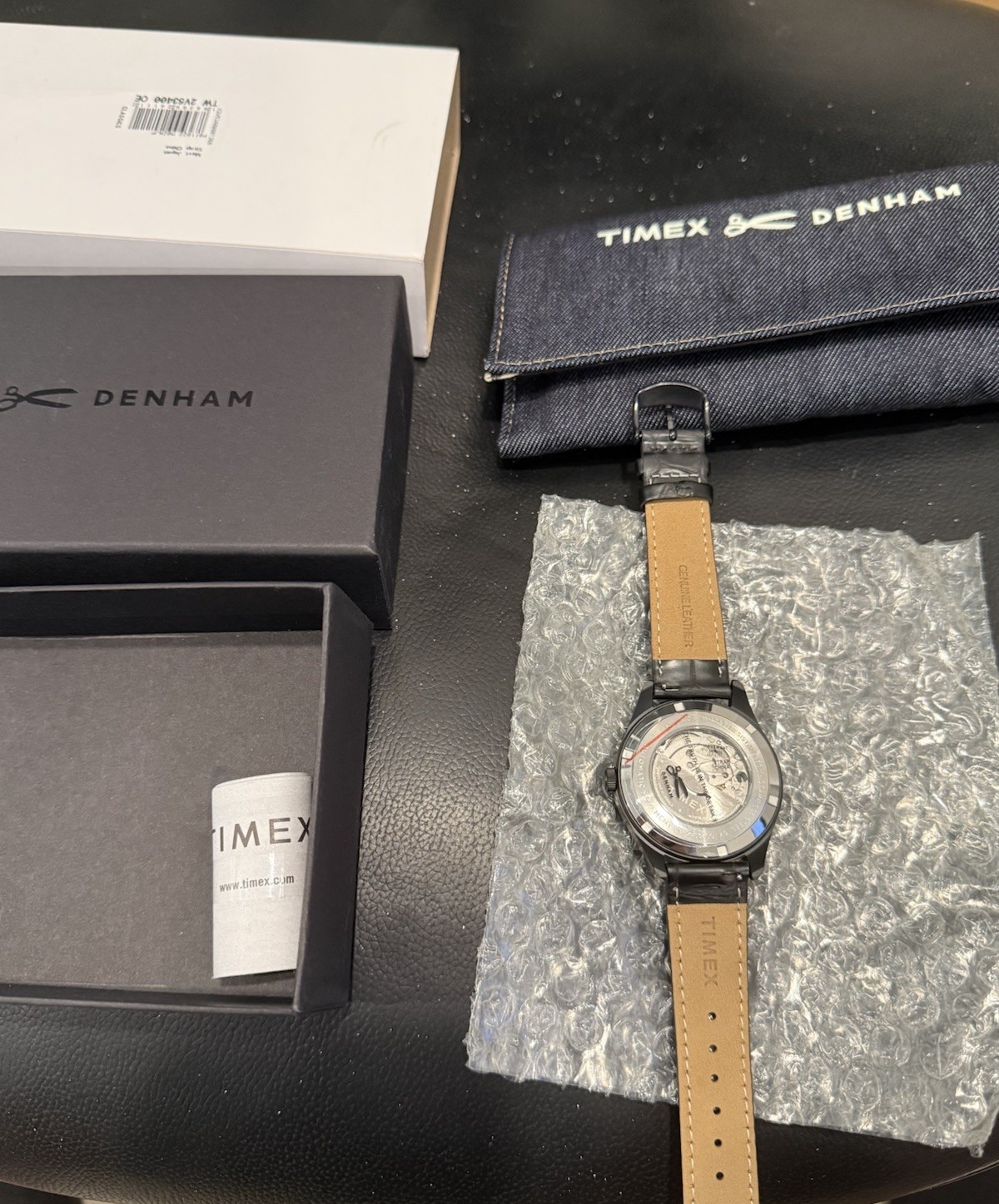 TIMEX X DENHAM WATERBURY TRADITIONAL AUTOMATIC 42MM WATCH NEW UNWORN