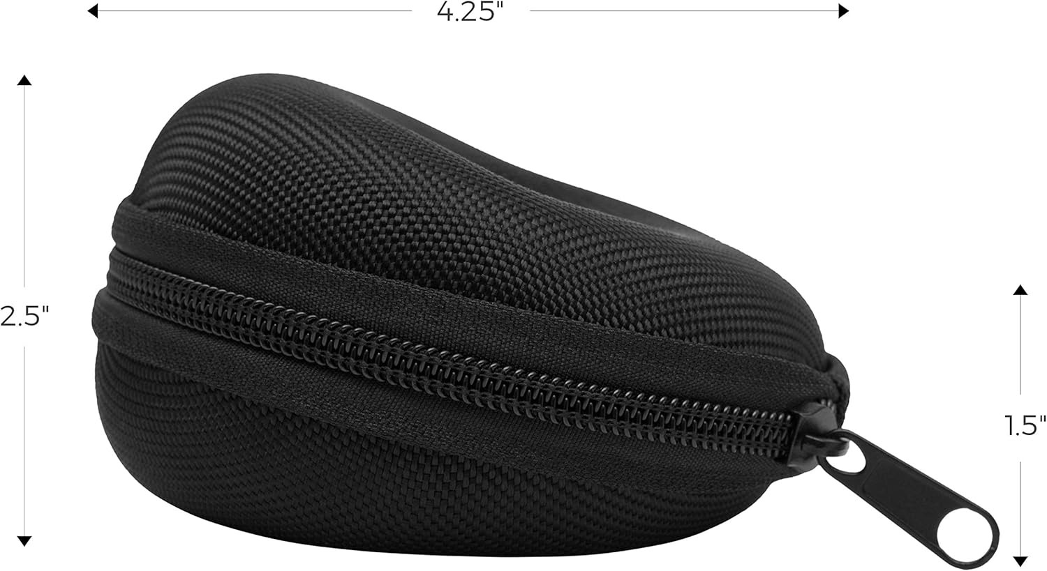 Travel Watch Case | Single Watch Box W/Zipper for Storage | Cushioned round Port