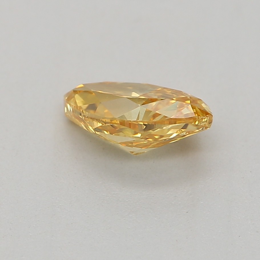 0.36 carat, Fancy Intense Orange Yellow, Marquise Shape, VS2 Clarity, GIA