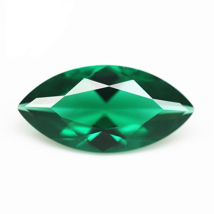 AAA Loose Gemstone Emerald Marquise Synthetic Fine Cut For Making All Jewelry