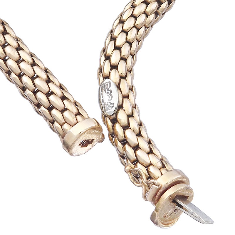 FOPE Bracelet Navette Links 750 Rose Gold Circa 1975-1985
