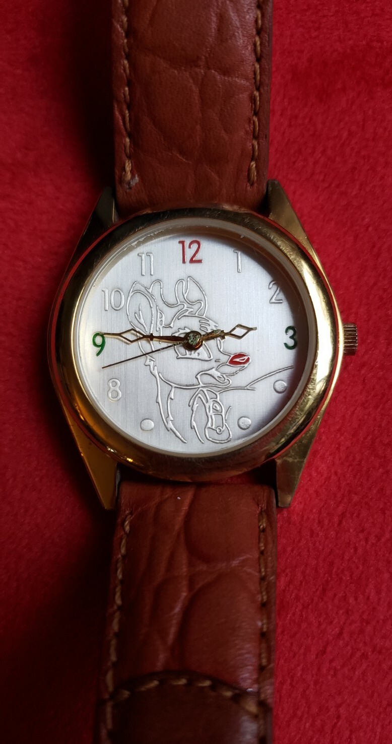 RUDOLPH THE RED NOSE REINDEER LMTD EDITION 1993 VINTAGE WATCH FAB CHRISTMAS GIFT