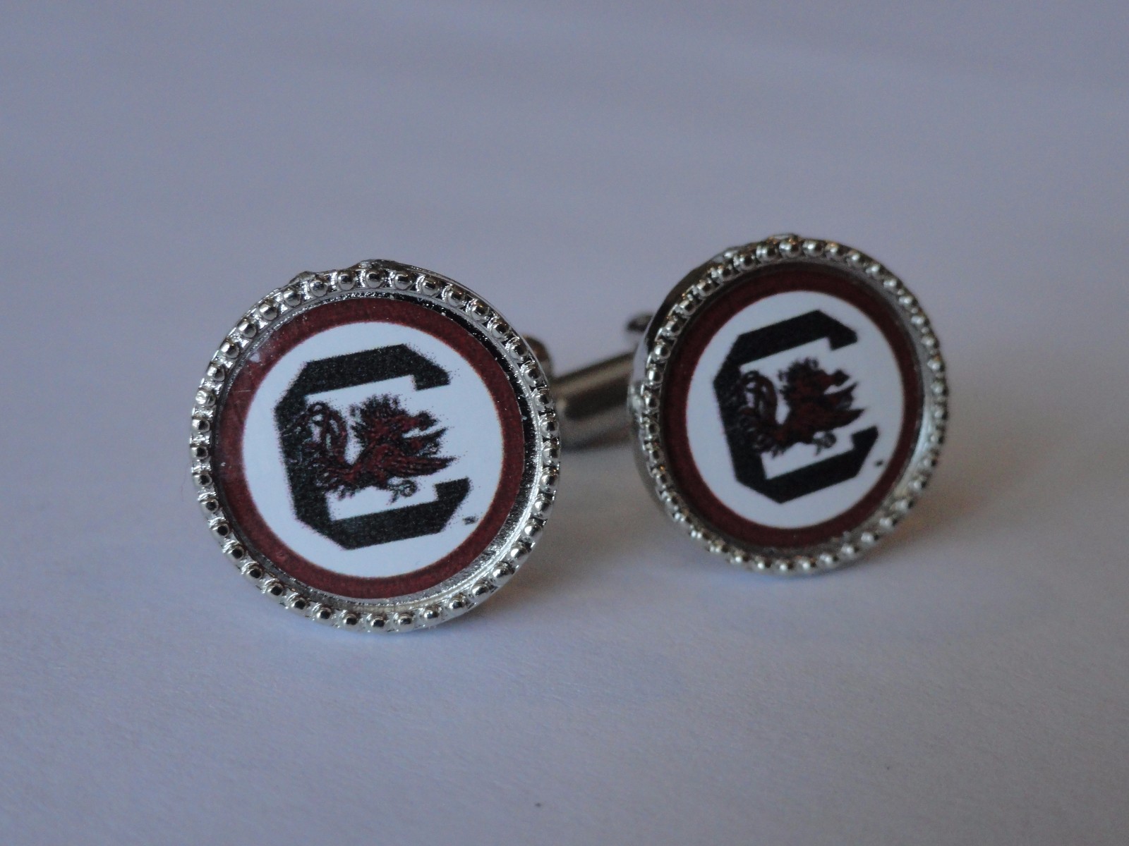 University of South Carolina Cufflinks NCAA USC Gamecocks–Custom College