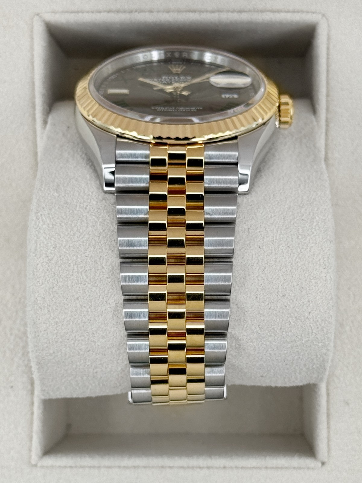 2022 Rolex Datejust 36mm 126233 Two-Tone Jubilee Wimbledon Dial