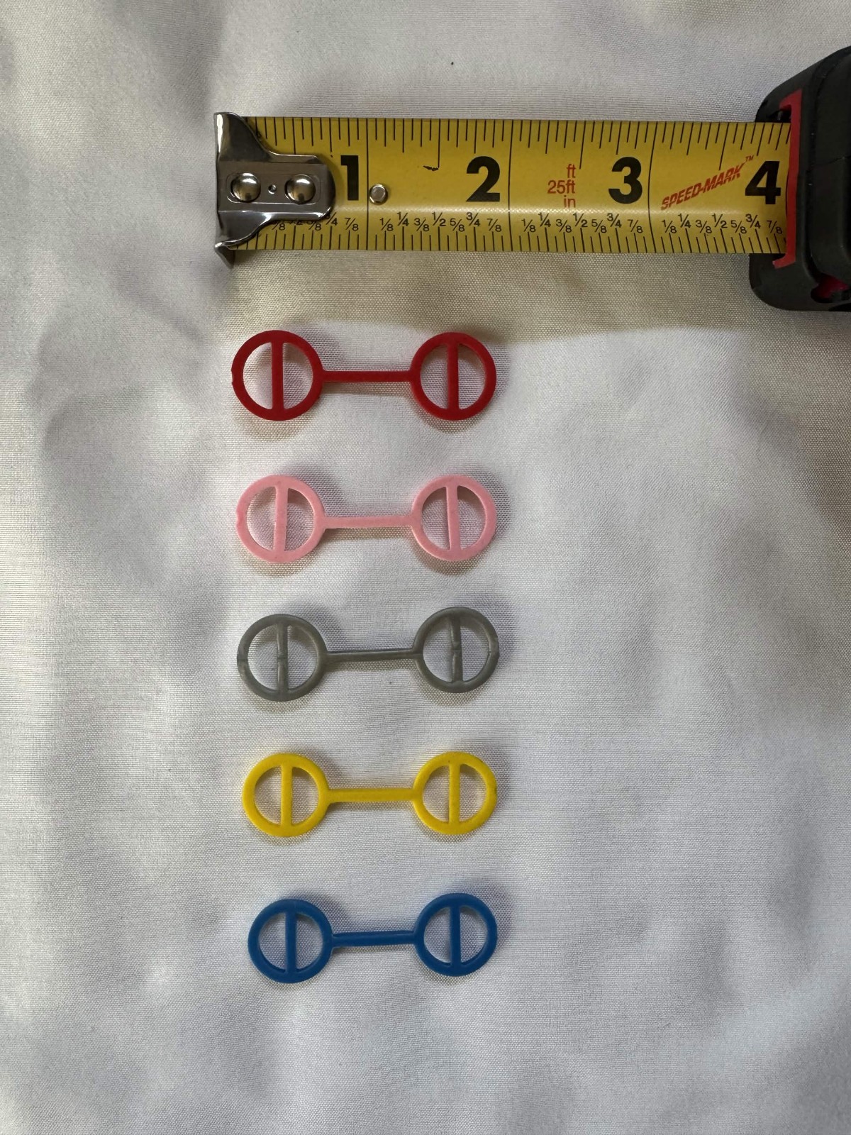 Vintage Rubber Swatch Watch Guard Lot of 5 Red/Pink/Grey/Yellow/Blue