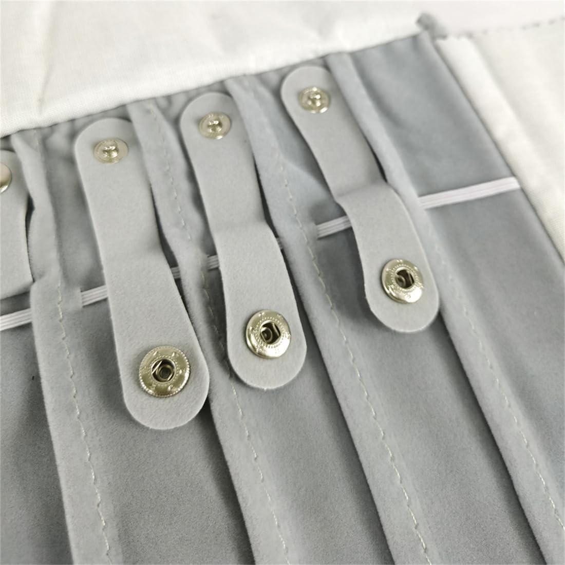 Portable Jewelry Roll Untangled Secure Necklace Travel Storage Bag Displays H…