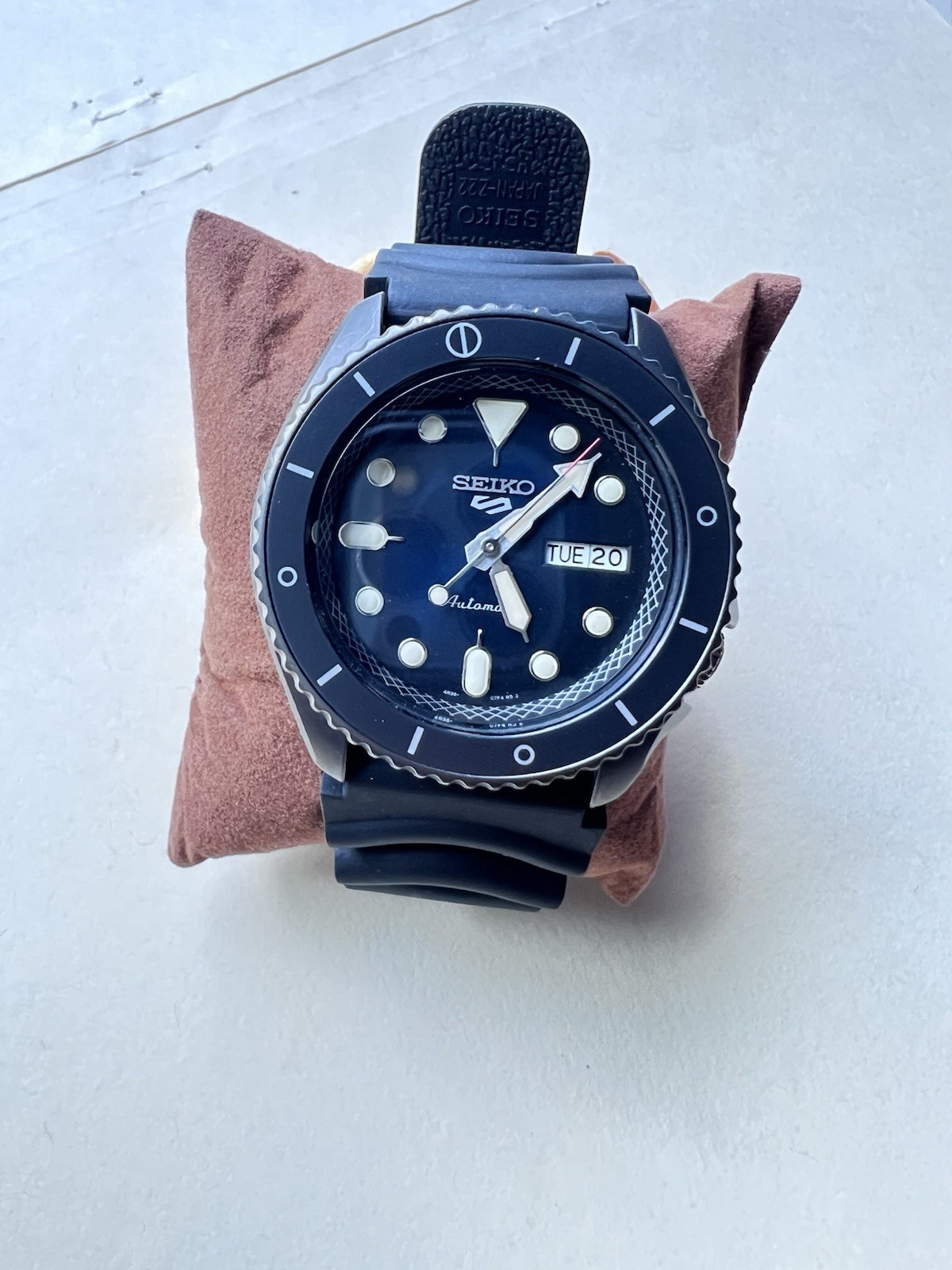 Vintage Seiko 5 Sports Blue Men’s Watch – SSK003K1 Good Condition