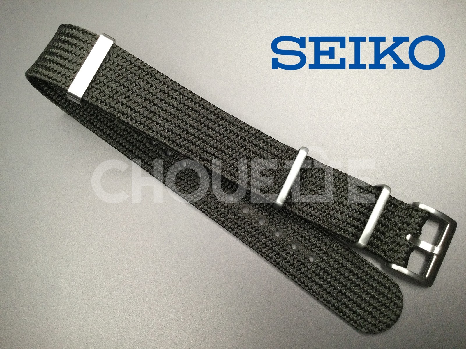 SEIKO Prospex SPB239J1, SBDC141 / 6R35-00P0 20mm Dark Brown Seichu Fabric Strap