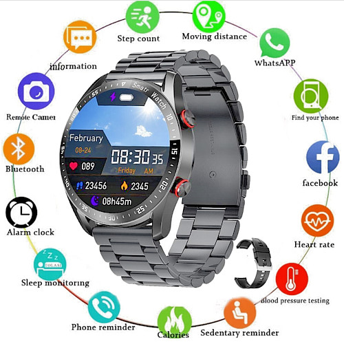 Smart Watch For Men Women Waterproof Smartwatch Bluetooth For iPhone Samsung