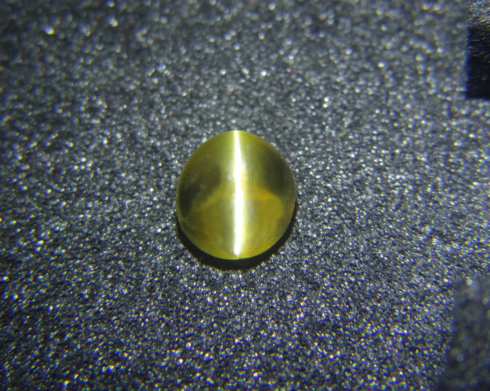 1.70 CT HONEY CHRYSOBERYL CATS EYE CEYLON NATURAL GEMSTONE -Delivery in 5-12 day