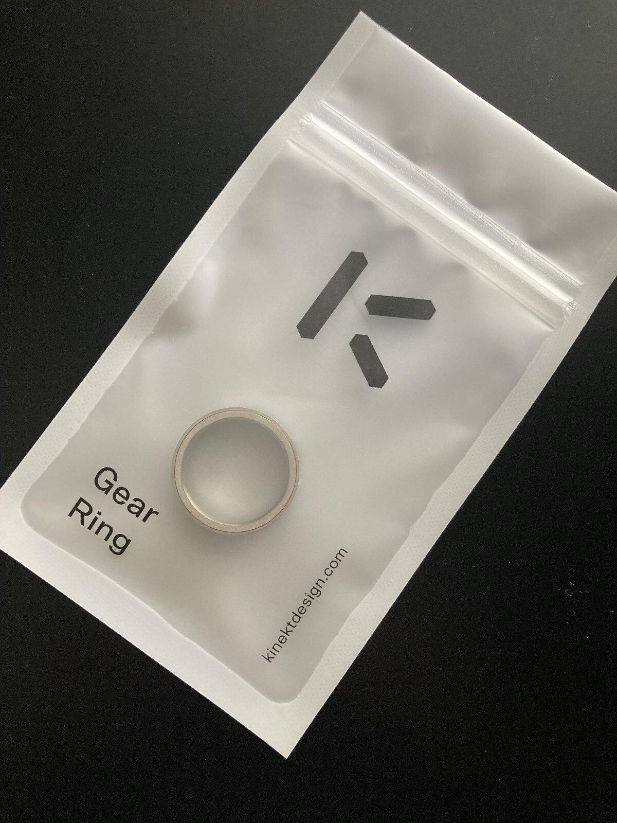Kinekt Design Gear Ring – Stainless Steel – Original – Brand New