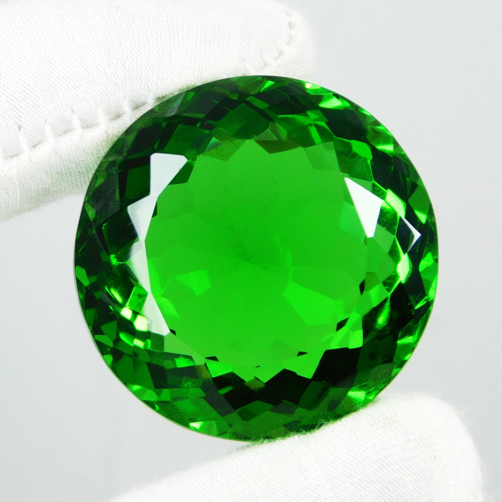 Certified 48.20 Cts Natural Tsavorite Green Garnet Stunning Round Cut Gemstone