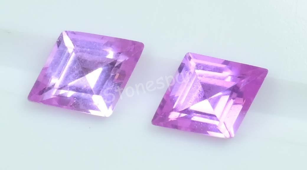 1.70 Ct Natural Mogok Pink Ruby Pair Certified Flawless Loose Gemstone