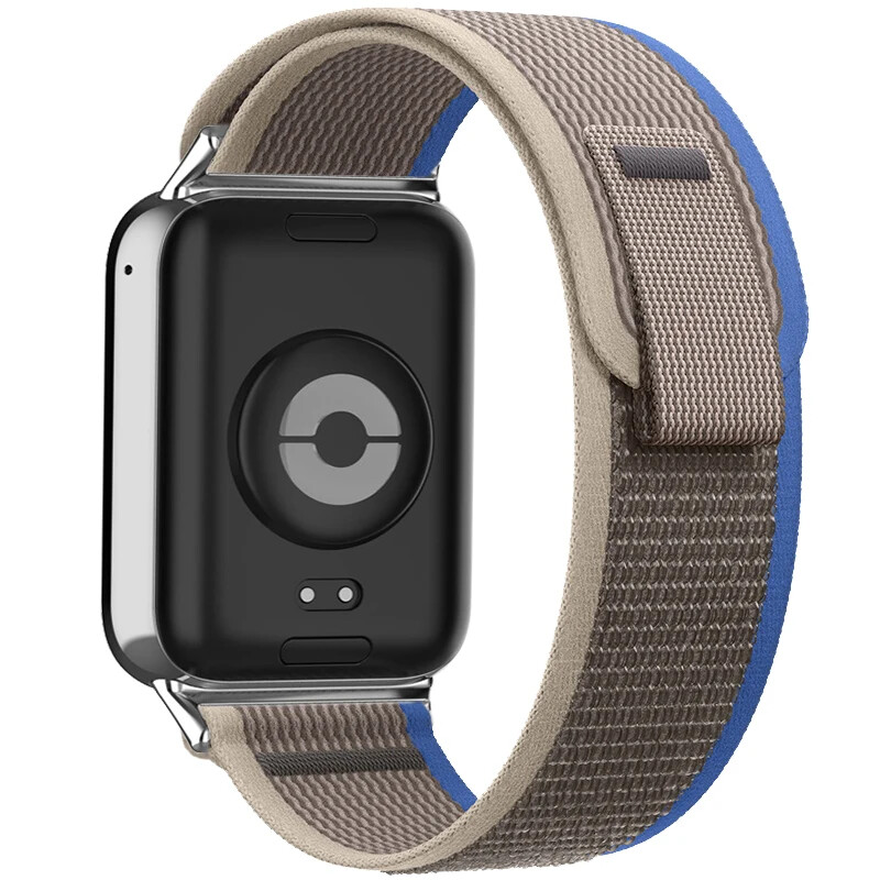 Weave Nylon Wristband Strap for Xiaomi MiBand 8 9 Pro Red Mi Watch 4 Fabric Band