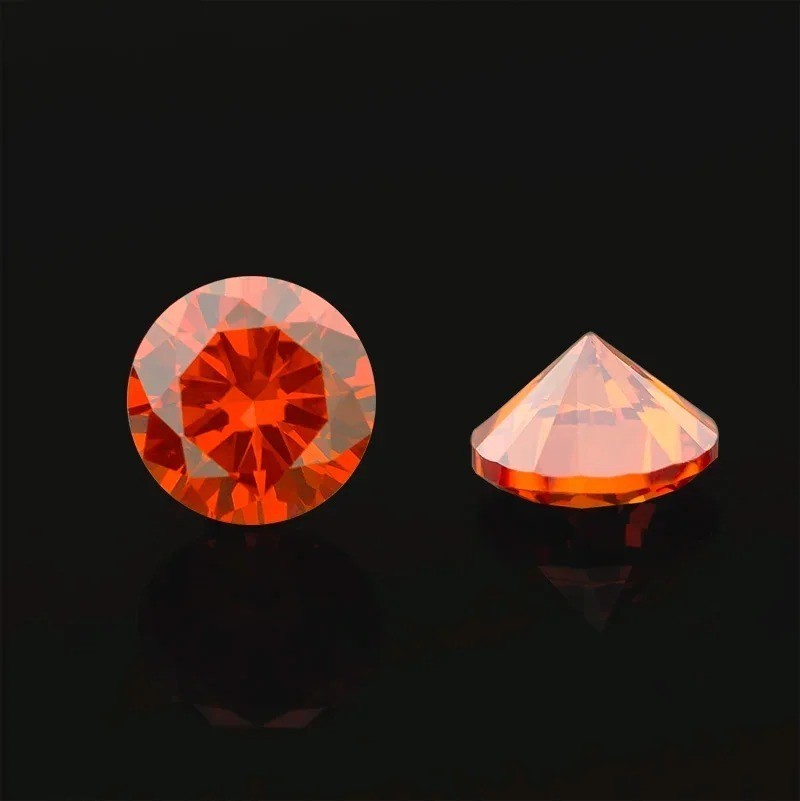 Round Cut 5A Cubic Zirconia Stone Mix Colors 15 Loose CZ Stones Synthetic Gems.