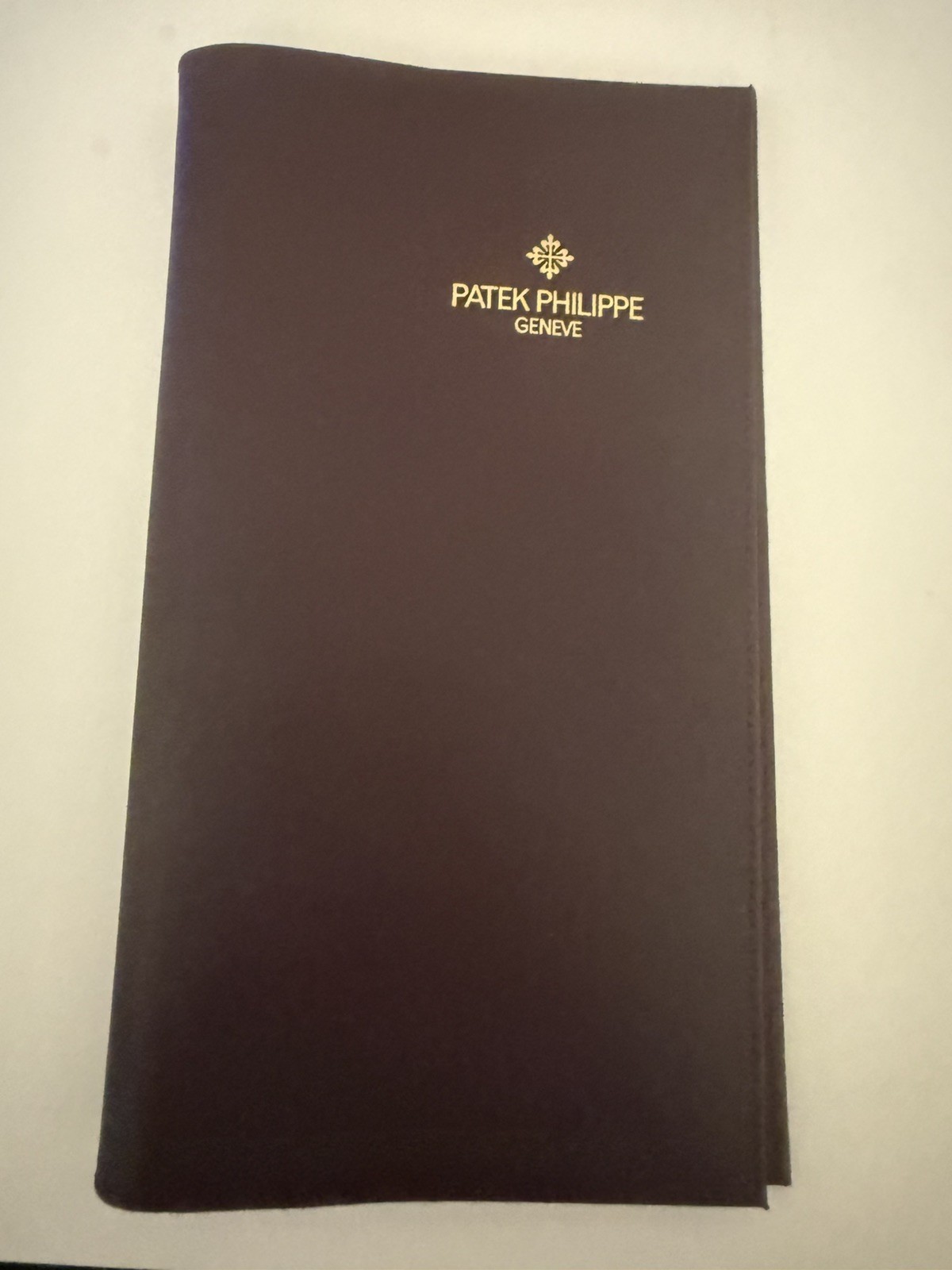 Patek Philippe Watch Genève Leather Document Holder Wallet Folder