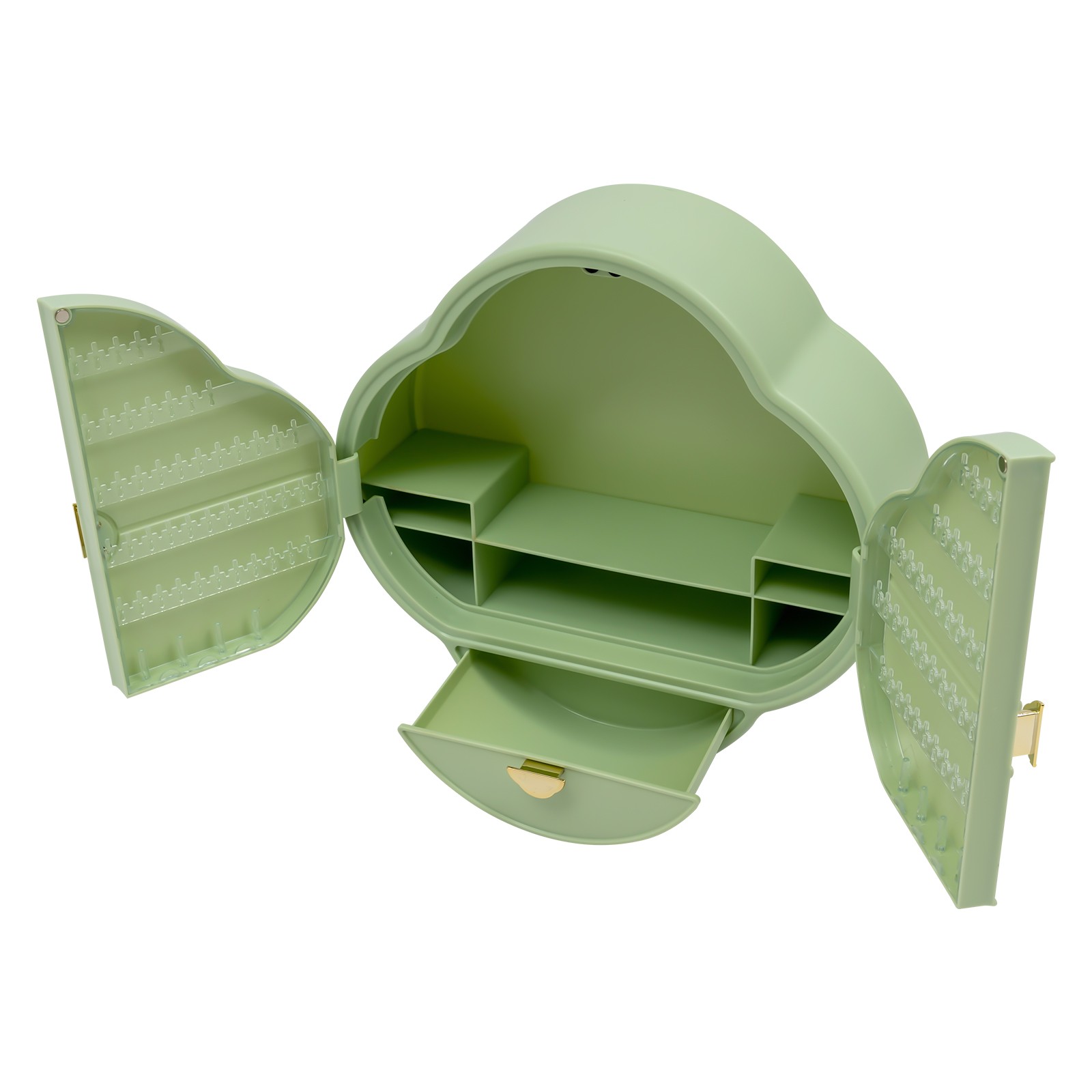 Bathroom Cosmetic Organizer, New-Chinese Style Cosmetics Jewelry Organizer