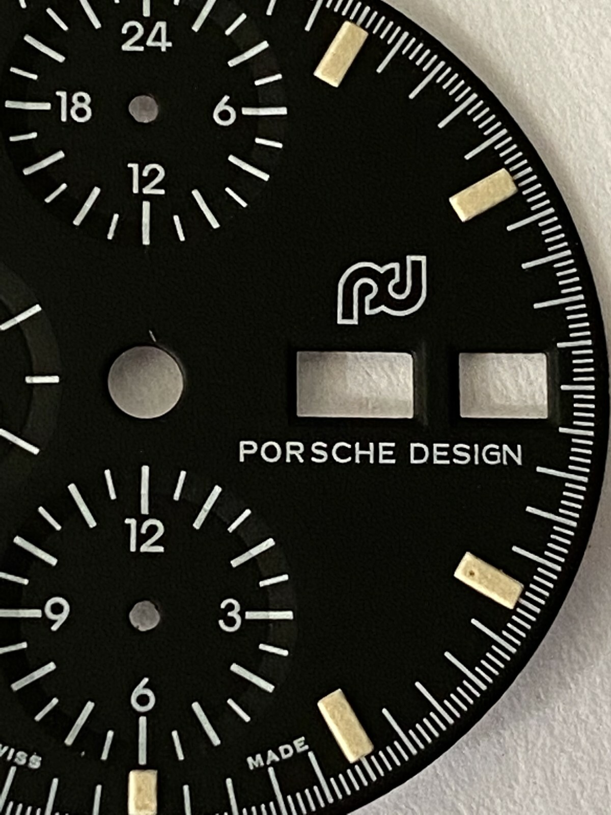 Porsche design DAY DATE Chronograph DIAL lemiania 5100 30mm diameter by Orfina