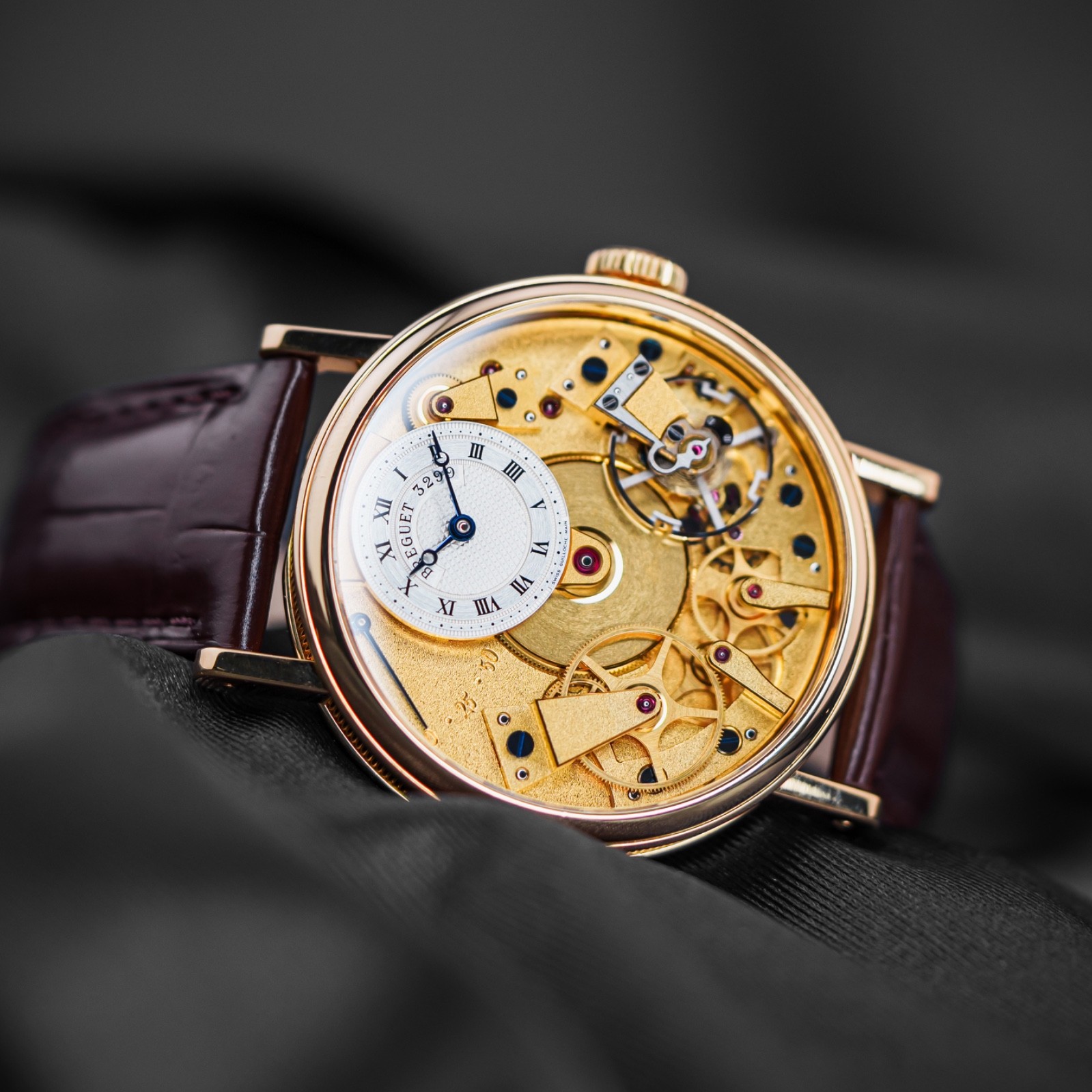 Breguet Tradition 7027BA/11/9V6 – Box & Papers Excellent Condition Rare Gold