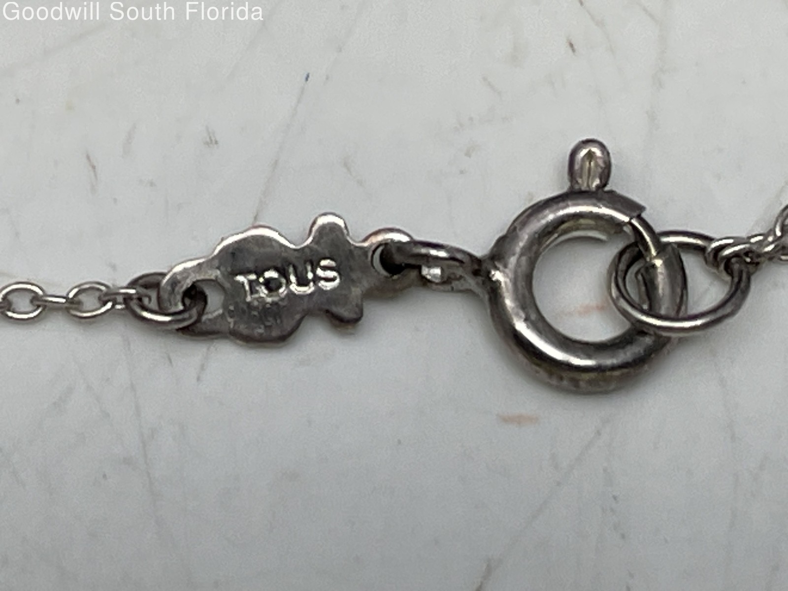 Tous Women’s Silver Necklace Weight 2.0g