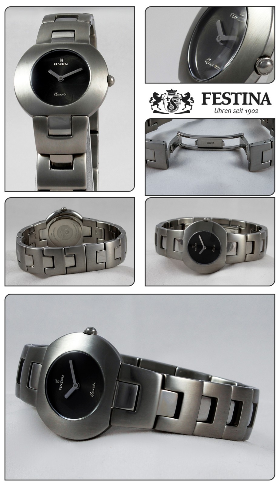LADIES FESTINA WATCH REGISTERED MODEL DESIGNER PIECE!! MODEL 8943