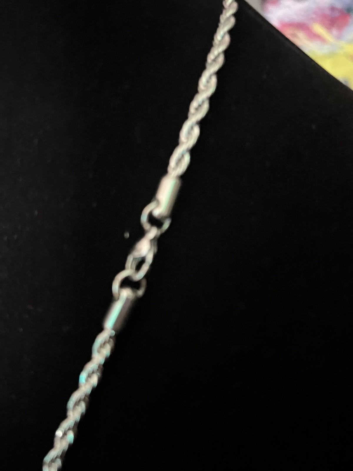 24” stainless steel necklace with iced out 5A Cz backpack pendant