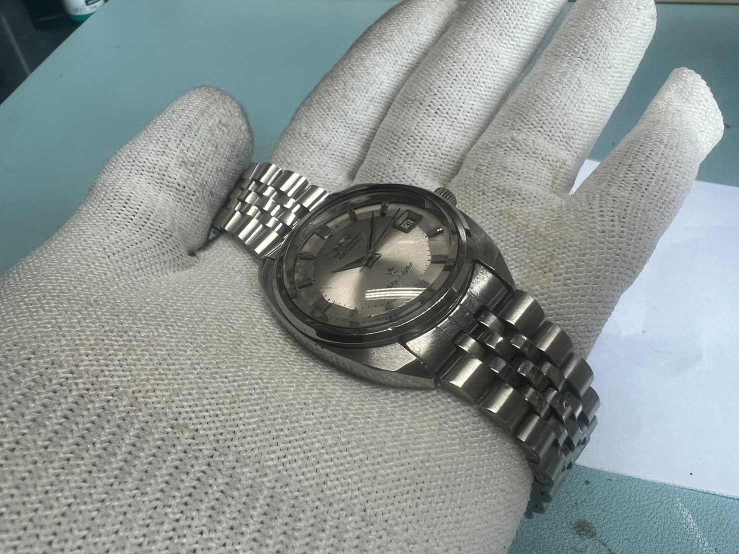 78. Technos date Sky Light 34.8 mm running cal 2632