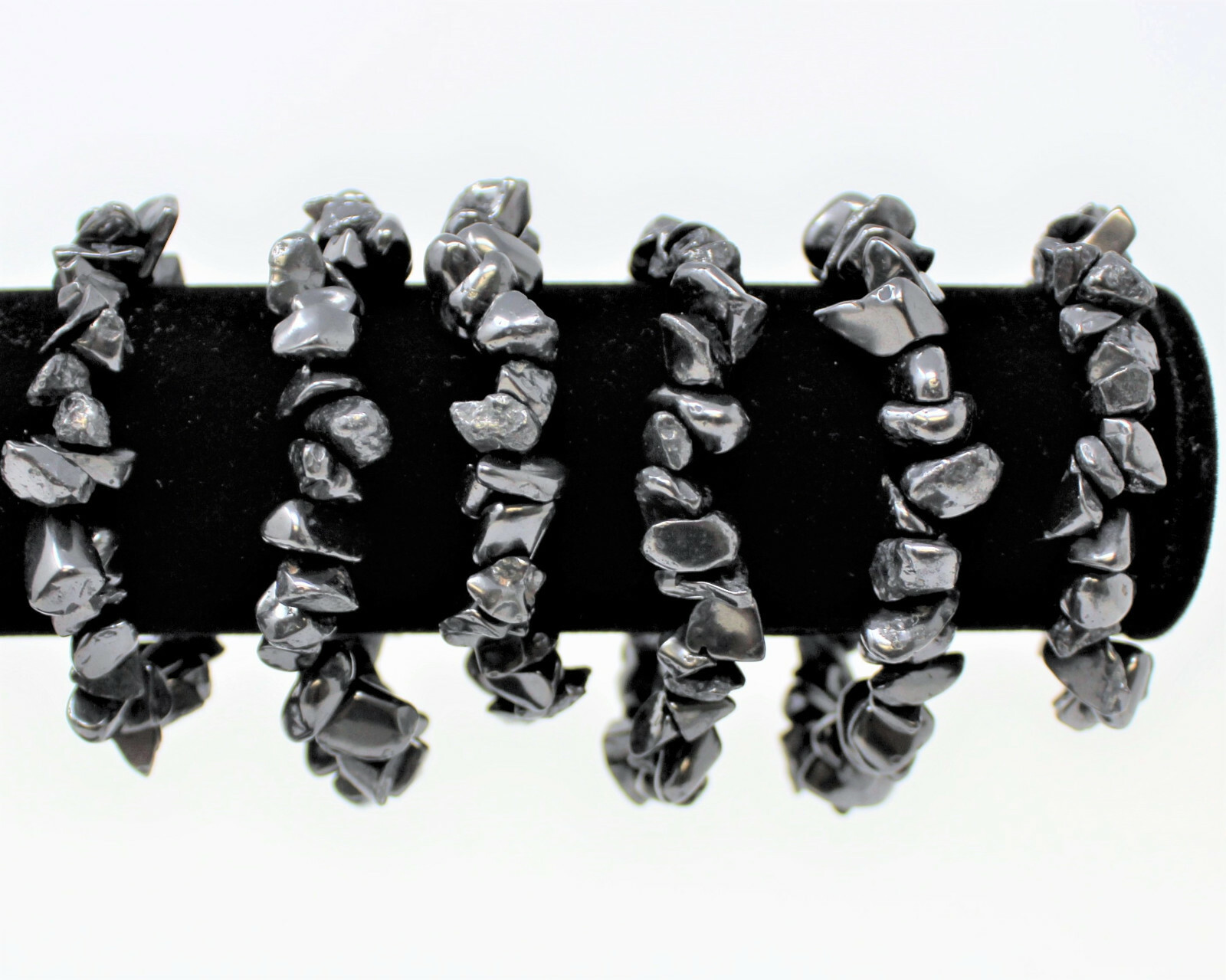 Shungite Bracelet: Elastic Shungite Chip Bracelet Stretchy Radiation (US-Seller)