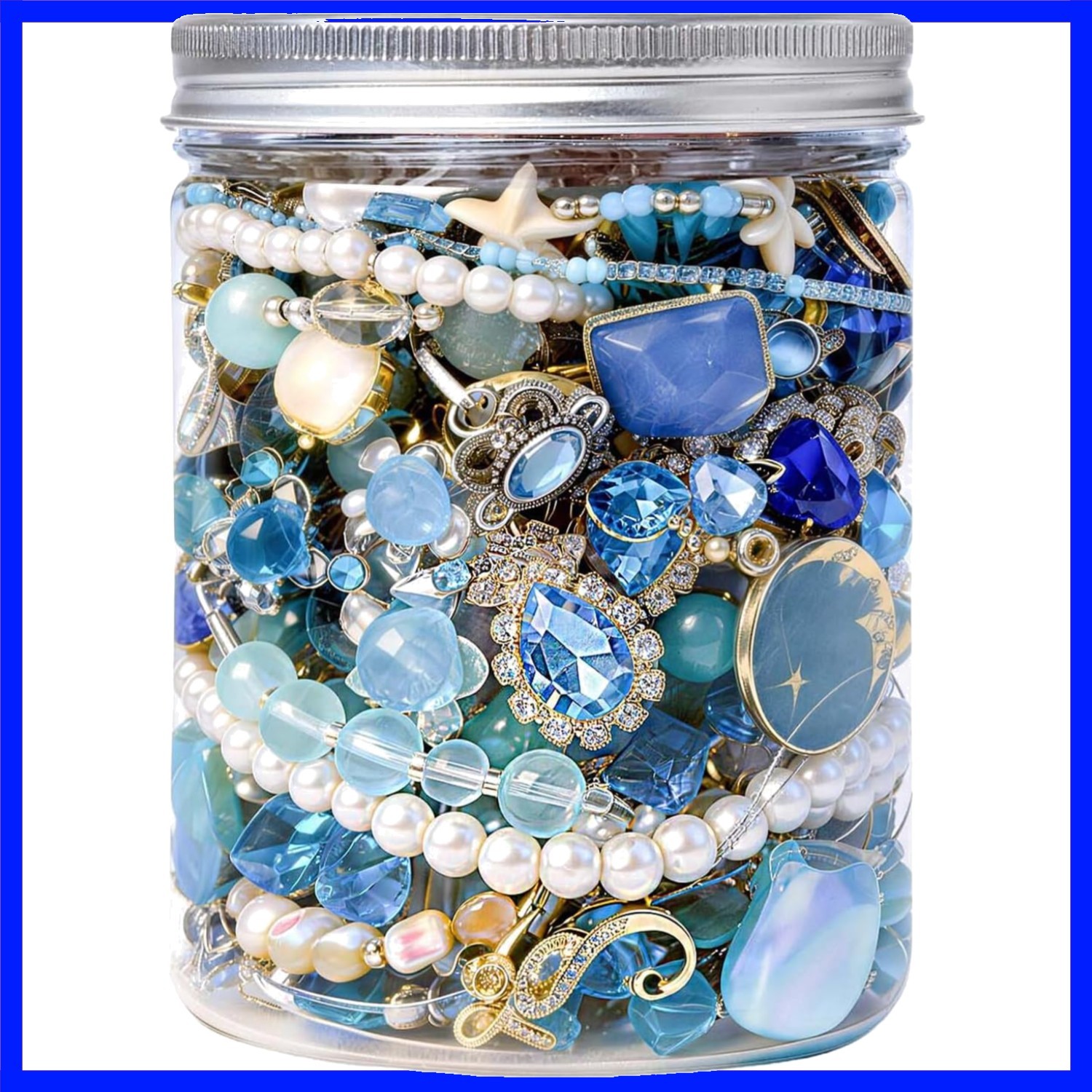 Mystery Jewelry Jar Bundle – 40-45 Piece Surprise Jewelry Box for Women,Gift …