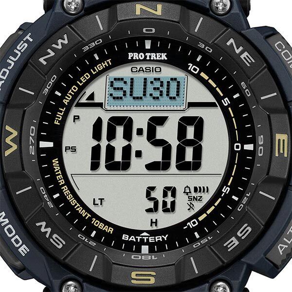 CASIO PRO TREK PRG-340SC-2JF Black Climber Line Men’s Watch New in Box