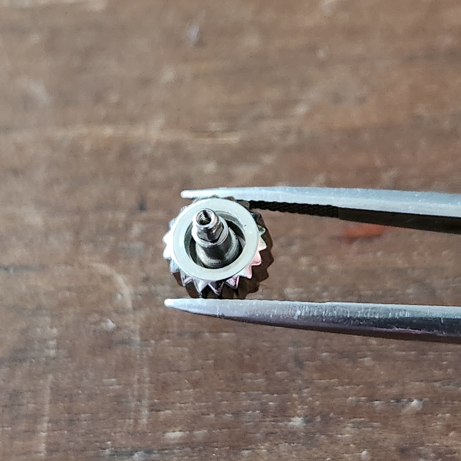 Genuine IWC 6mm Crown PROBUS SCAFUSIA Steel Model 5.96MM x 3.85MM Screw Down