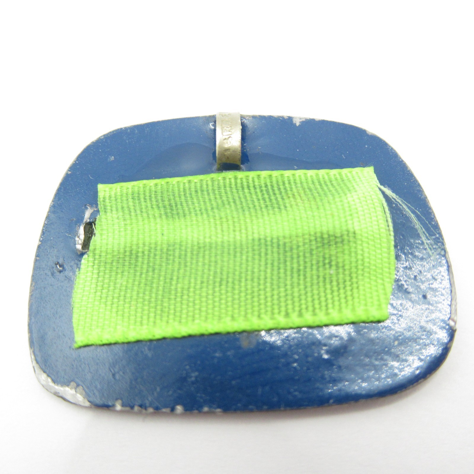 Pendant Israel Signed Town Village Enamel Vintage Old