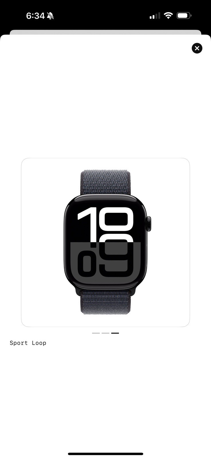 Apple Watch Sport Loop 40mm (38/41) Genuine OEM Ink Used