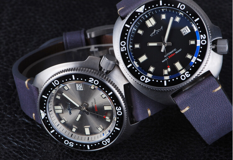 Heimdallr Sharkey TITANIUM Turtle 6105 Willard NH35 Dive 200M Automatic Watch C3