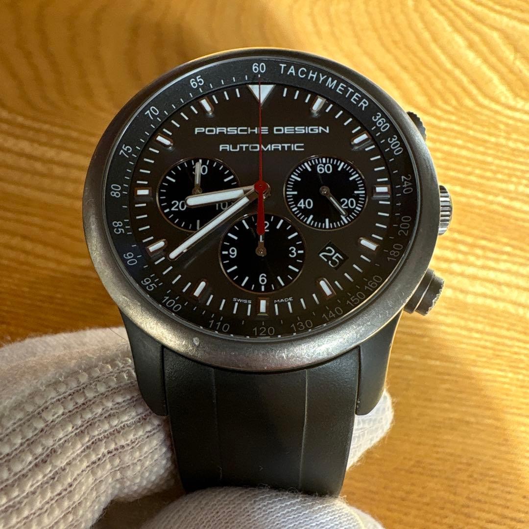 Porsche Design Dashboard Chronograph 6612 Rare Working Used Watch