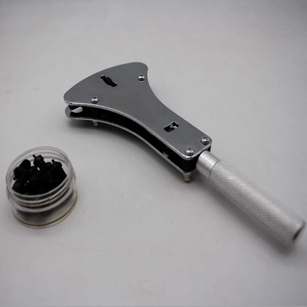 Compact Watch Repair Tool Set – Adjustable Case Opener with Clamps Included