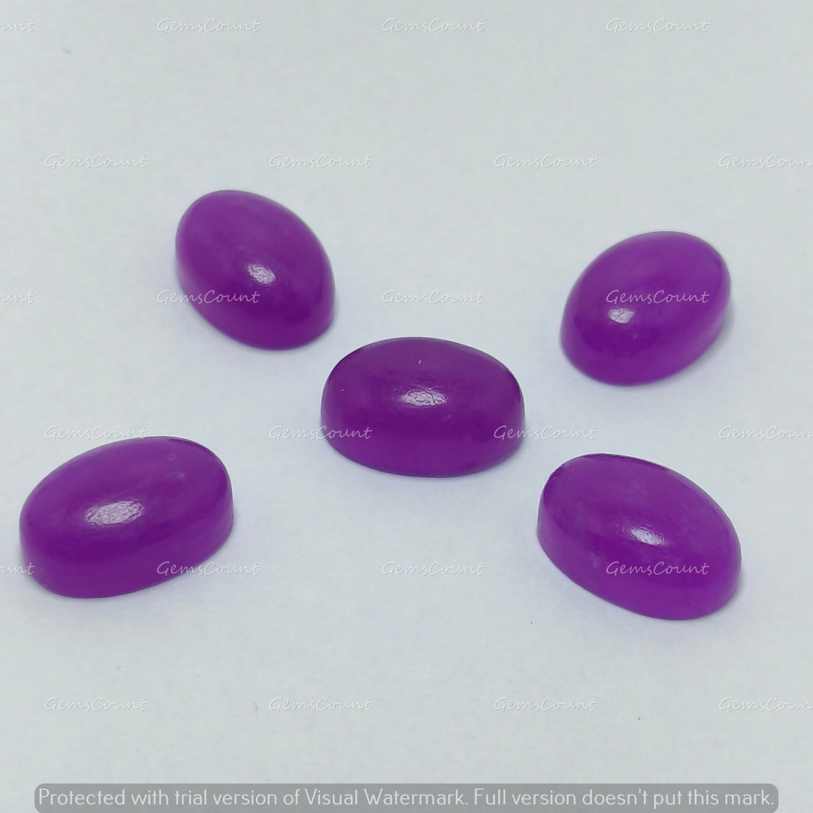 Natural Lavander Jade Oval Cabochon Handmade Gemstone 3x5mm-18x25mm