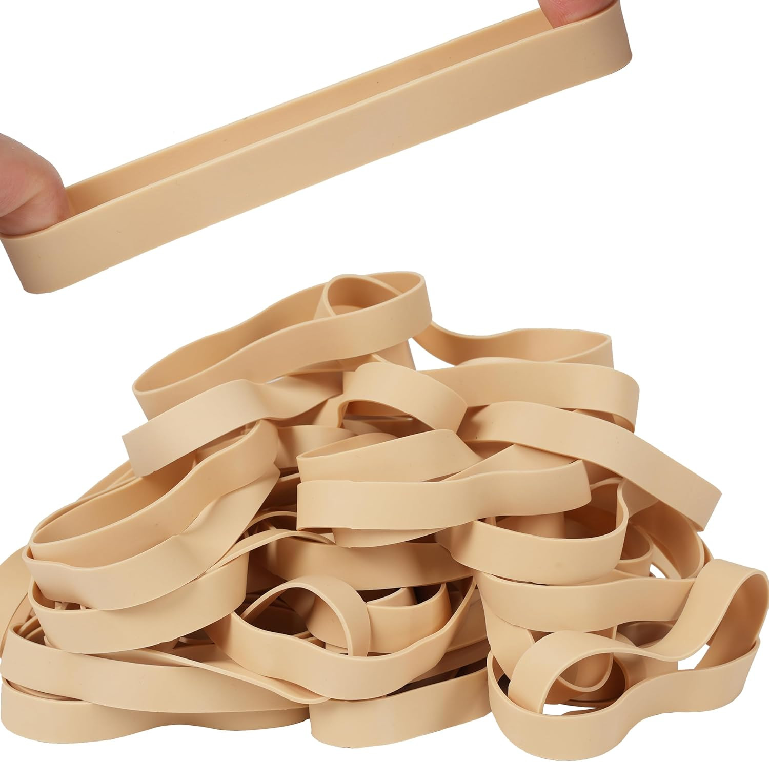 Rubber Bands 40 Pcs Size#105 Large Big Wide Heavy Duty Elastic Rubber Band | Str