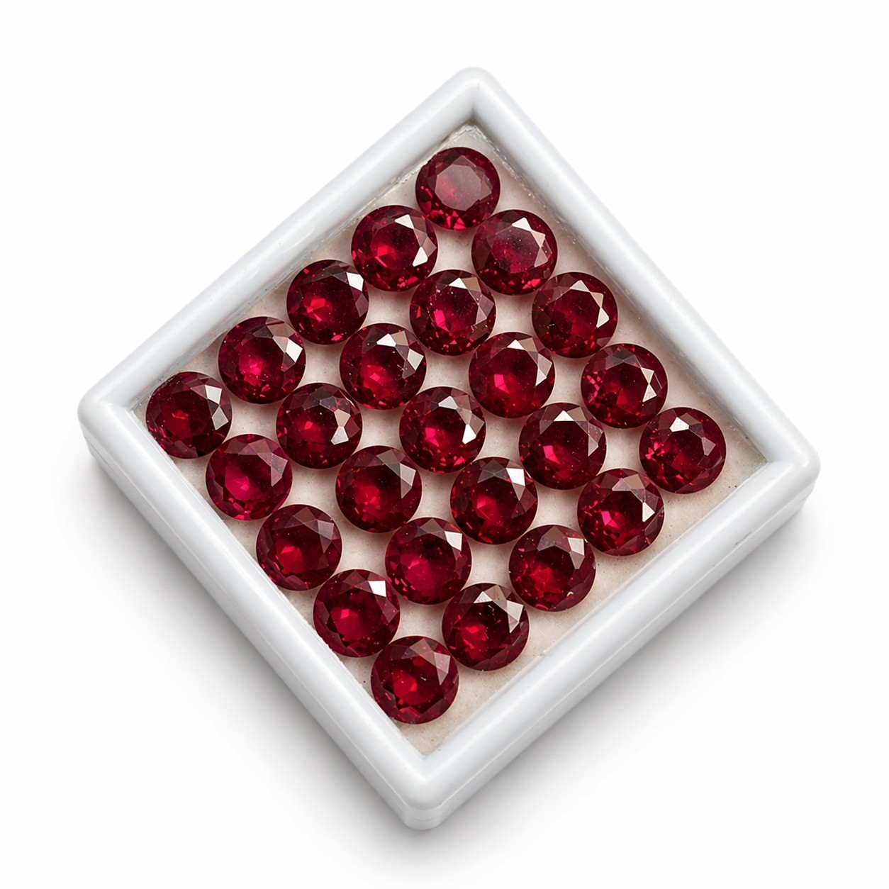 BURMESE Natural Red Ruby 5000 Ct Round Shape CERTIFIED Loose Gemstone Lot
