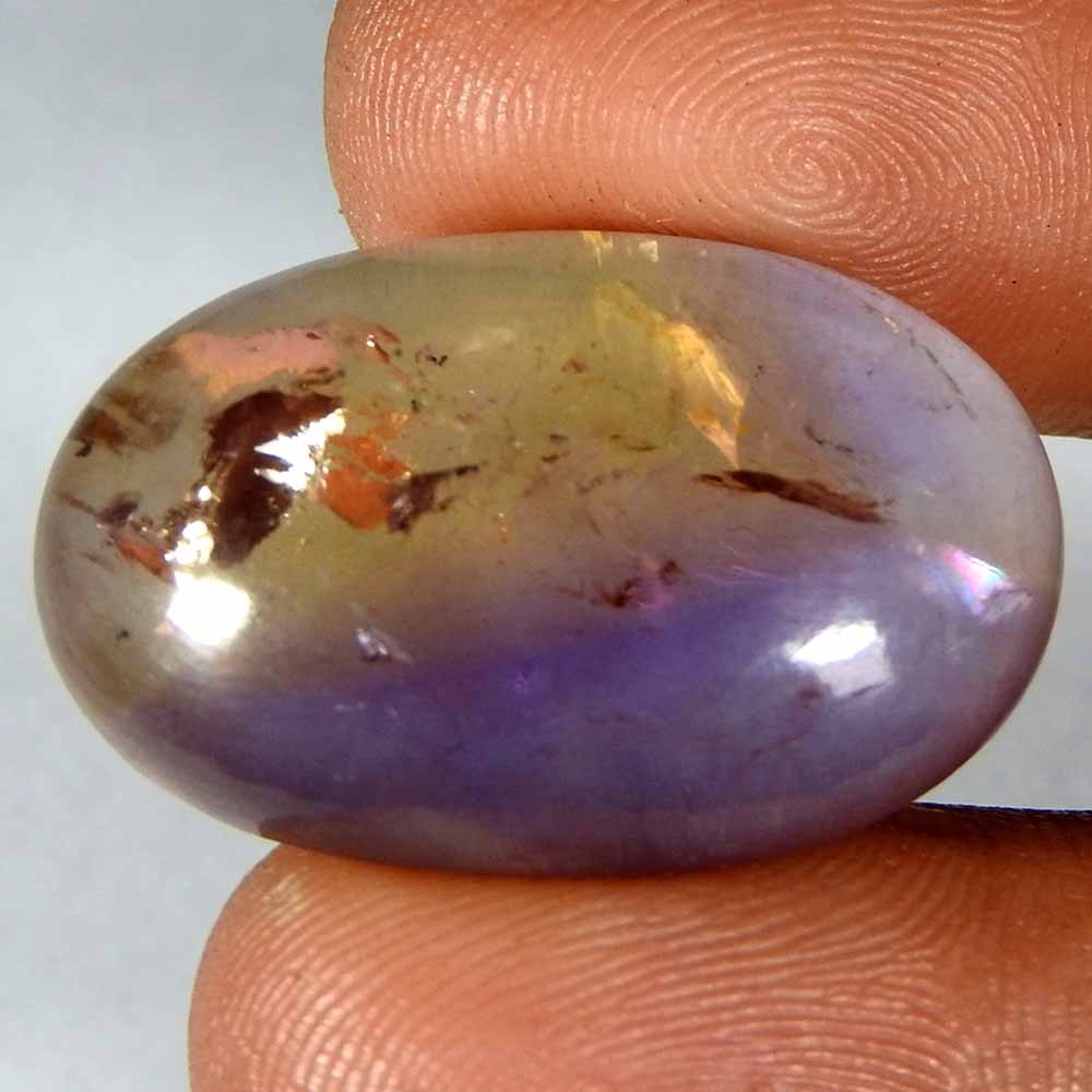 35.30Cts100%Natural Quality Ametrine Oval Cabochon(27x17x9) Loose Gemstone