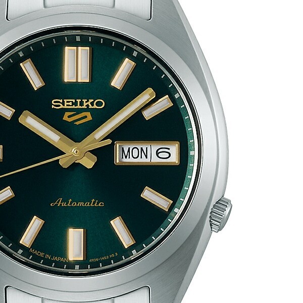 Seiko 5 SBSA293 Sports Automatic Men’s Watch Green Dial Analog 37.4mm From Japan