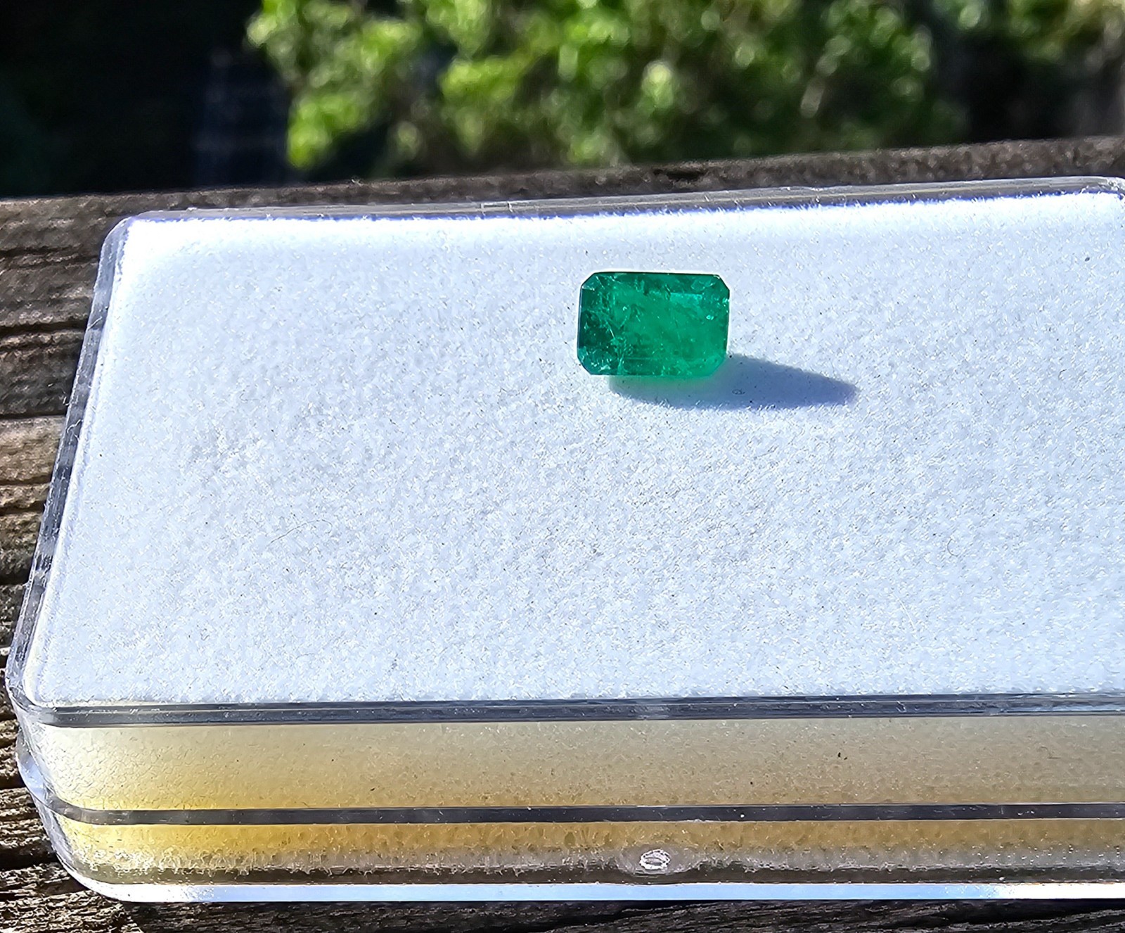 Emerald 6.9×4.7mm Emerald Cut Loose Gemstone!